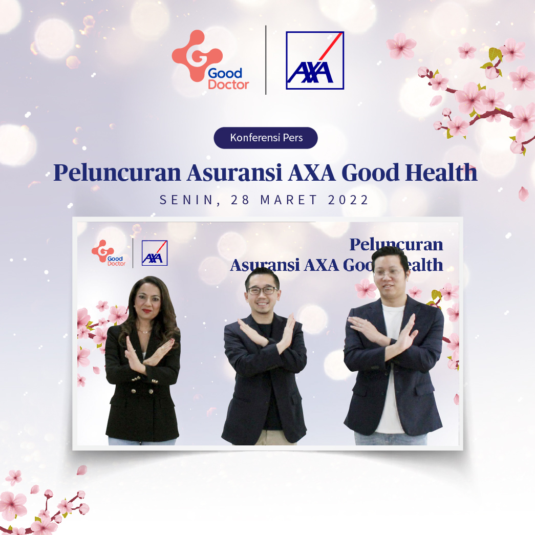 AXA Financial Indonesia memperkuat kemitraan strategis dengan Good Doctor Technology Indonesia, untuk merancang bersama layanan yang mudah digunakan oleh nasabah dalam mengakses solusi manajemen kesehatan yang terjangkau sesuai kebutuhan mereka. Asuransi AXA Good Health memberikan pilihan 3 plan asuransi kesehatan yaitu Rawat Jalan, Rawat Inap dan kombinasi Rawat Jalan dan Rawat Inap